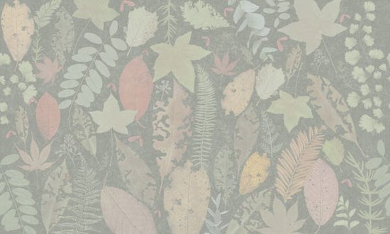 PHOTOWALL / Leaf Potpourri - Warm Green (e326677)