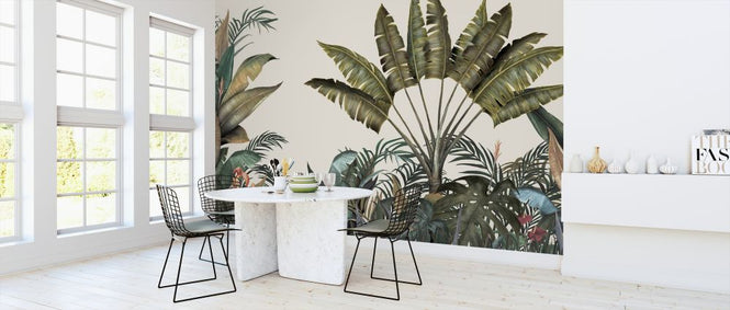 PHOTOWALL / Tropical - Large Leaves (e326477)