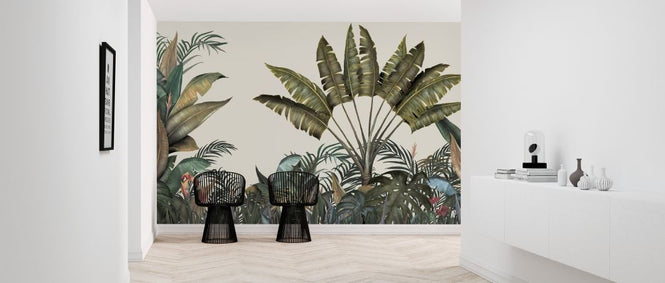 PHOTOWALL / Tropical - Large Leaves (e326477)