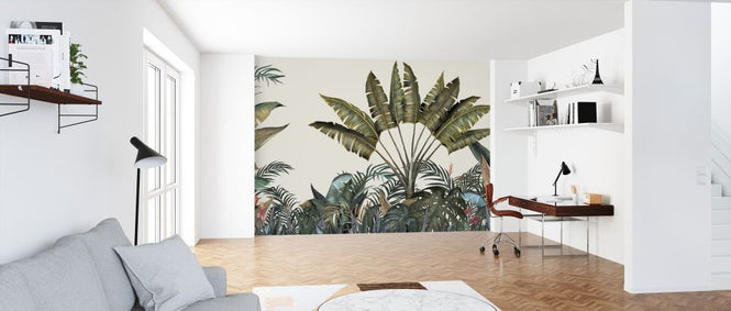 PHOTOWALL / Tropical - Large Leaves (e326477)