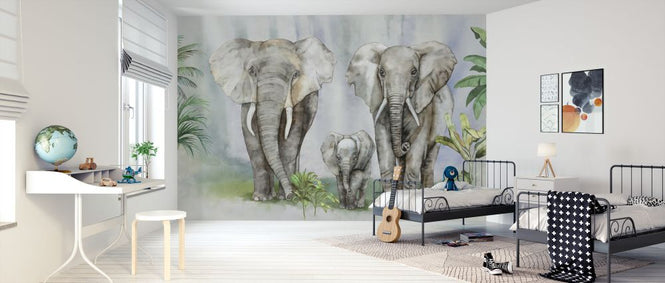 PHOTOWALL / Elephant Family II (e326486)