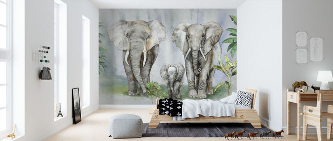 PHOTOWALL / Elephant Family II (e326486)
