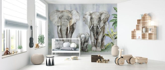 PHOTOWALL / Elephant Family II (e326486)