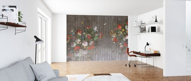 PHOTOWALL / Flower Bouquet Plank (e326488)