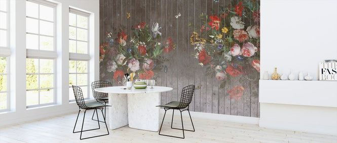 PHOTOWALL / Flower Bouquet Plank (e326488)