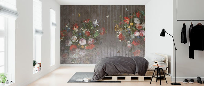 PHOTOWALL / Flower Bouquet Plank (e326488)