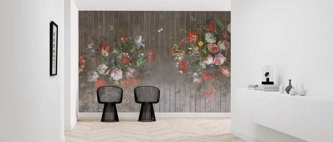 PHOTOWALL / Flower Bouquet Plank (e326488)