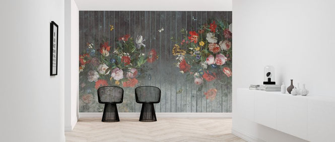 PHOTOWALL / Flower Bouquet Plank II (e326489)