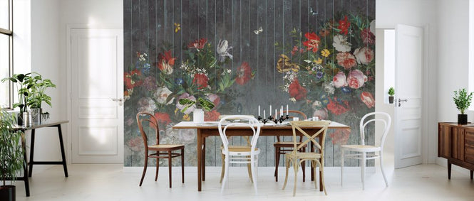 PHOTOWALL / Flower Bouquet Plank II (e326489)