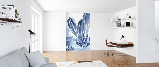 PHOTOWALL / Indigo Succulent (e324895)