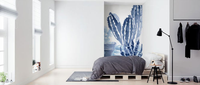 PHOTOWALL / Indigo Succulent (e324895)