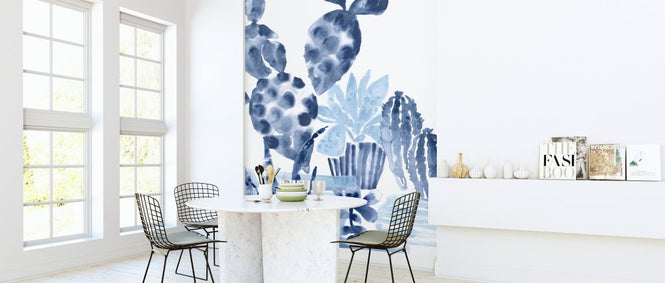 PHOTOWALL / Indigo Succulent II (e324896)