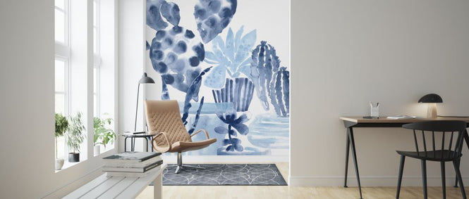 PHOTOWALL / Indigo Succulent II (e324896)