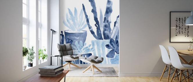 PHOTOWALL / Indigo Succulent III (e324897)