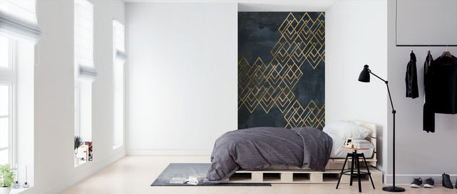 PHOTOWALL / Deco Pattern in Blue (e324928)