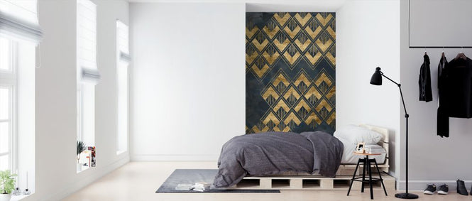 PHOTOWALL / Deco Pattern in Blue II (e324929)