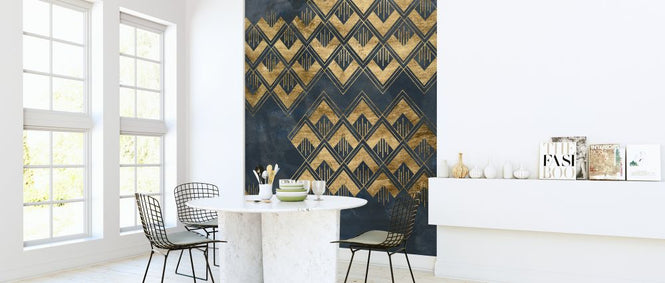 PHOTOWALL / Deco Pattern in Blue II (e324929)