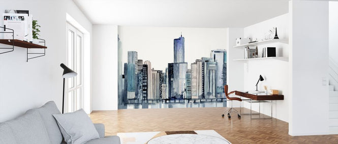 PHOTOWALL / Watercolor Skyline (e324942)