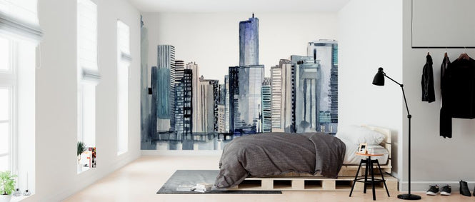 PHOTOWALL / Watercolor Skyline (e324942)