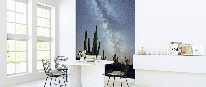 PHOTOWALL / Saguaro Cacti at Night (e324562)