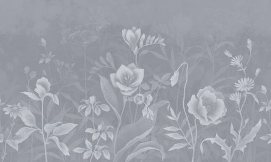 PHOTOWALL / Gentle Botanical - Gray (e327126)