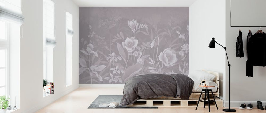 PHOTOWALL / Gentle Botanical - Soft Pink (e327129)