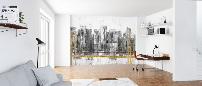 PHOTOWALL / Golden Bridge Panorama (e324779)