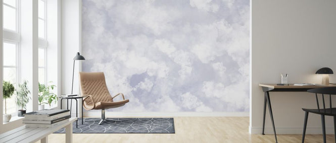 PHOTOWALL / Fluffy Clouds - Blue (e327098)