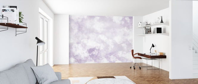 PHOTOWALL / Fluffy Clouds - Pink (e327099)