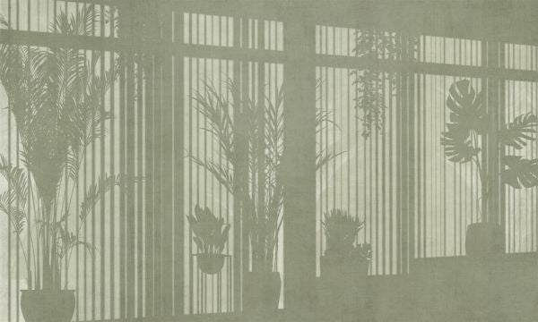 PHOTOWALL / Sunny Window - Green (e327454)