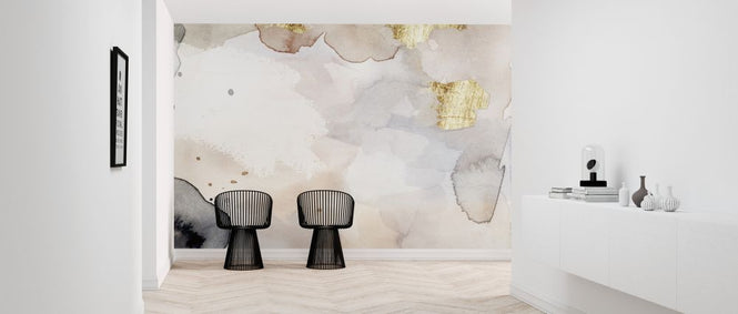 PHOTOWALL / Indigo Blush and Gold (e324950)