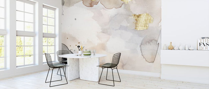 PHOTOWALL / Indigo Blush and Gold (e324950)