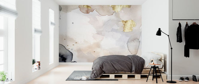 PHOTOWALL / Indigo Blush and Gold (e324950)