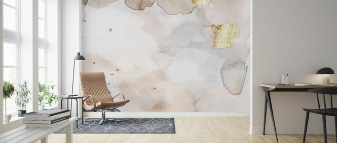 PHOTOWALL / Indigo Blush and Gold (e324950)