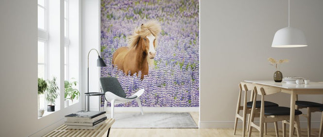 PHOTOWALL / Horse in Lavender (e324961)