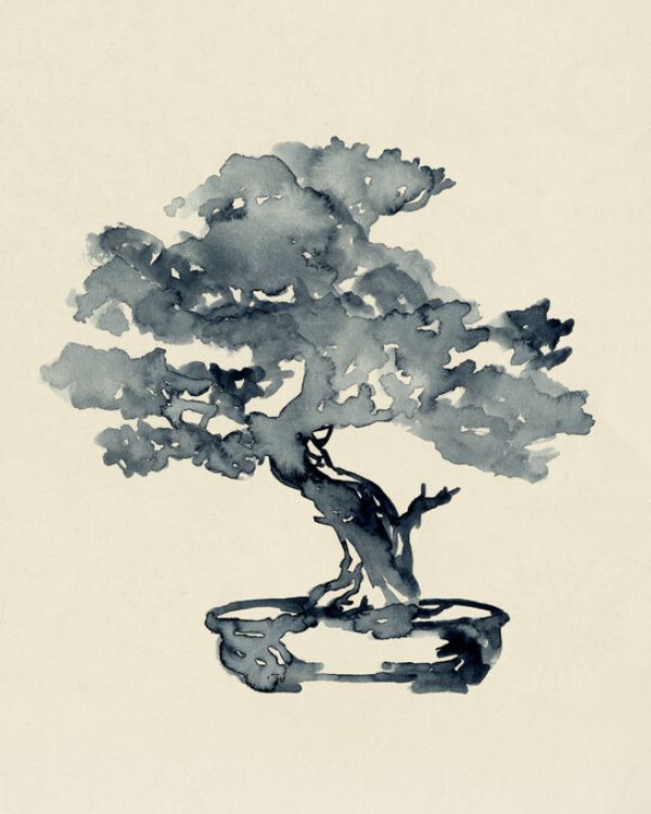 PHOTOWALL / Indigo Bonsai (e324989)