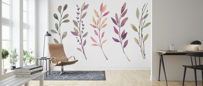 PHOTOWALL / Watercolor Floral Design (e325017)
