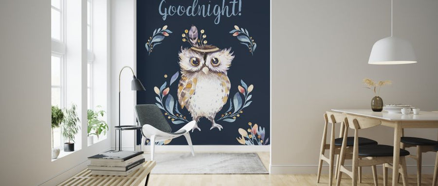 PHOTOWALL / Cute Owl Painting (e325030)