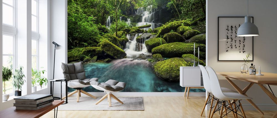 PHOTOWALL / Waterfall in Green Forest (e327815)