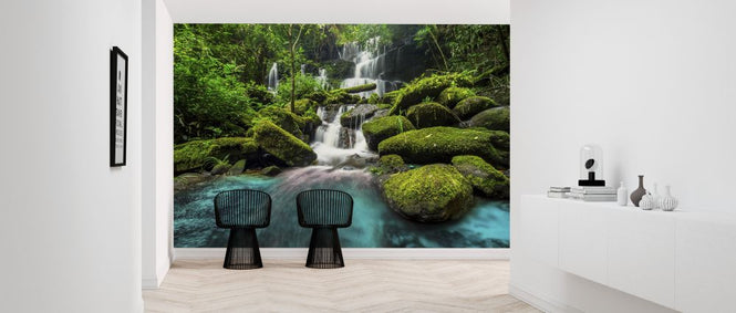 PHOTOWALL / Waterfall in Green Forest (e327815)