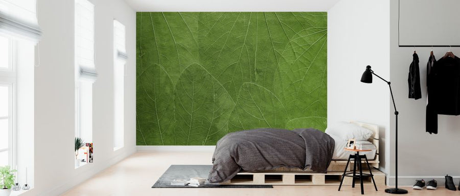 PHOTOWALL / Bright Green Leaves (e327818)