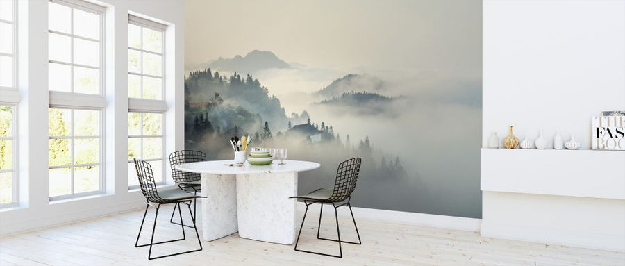 PHOTOWALL / Morning Mist on Mountains (e327836)