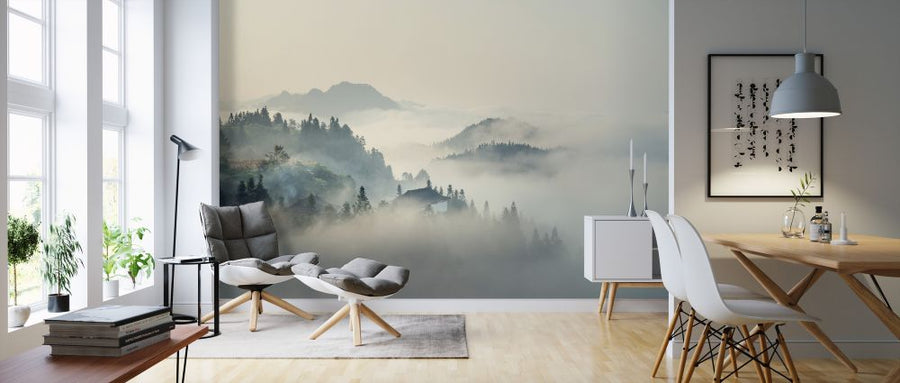 PHOTOWALL / Morning Mist on Mountains (e327836)