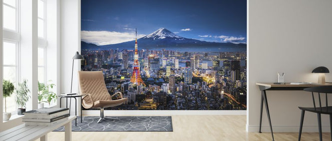PHOTOWALL / Mt Fuji and Tokyo Skyline (e327846)