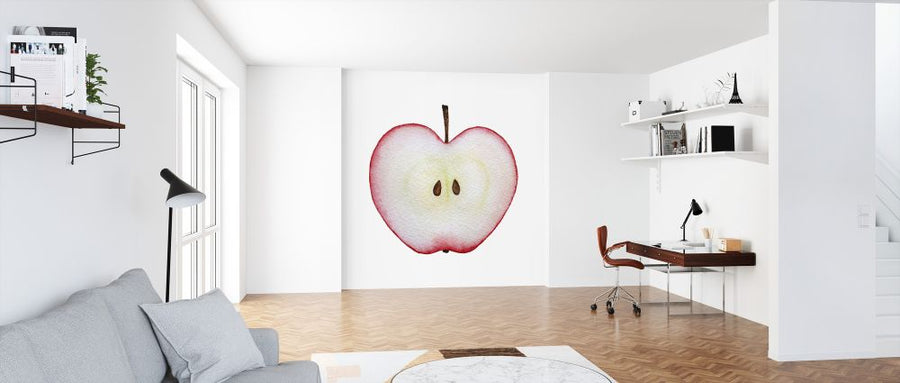 PHOTOWALL / Halved Red Apple (e325048)