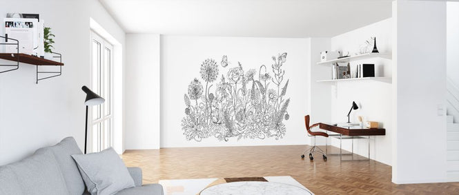 PHOTOWALL / Wildflowers and Insects Sketch (e325122)