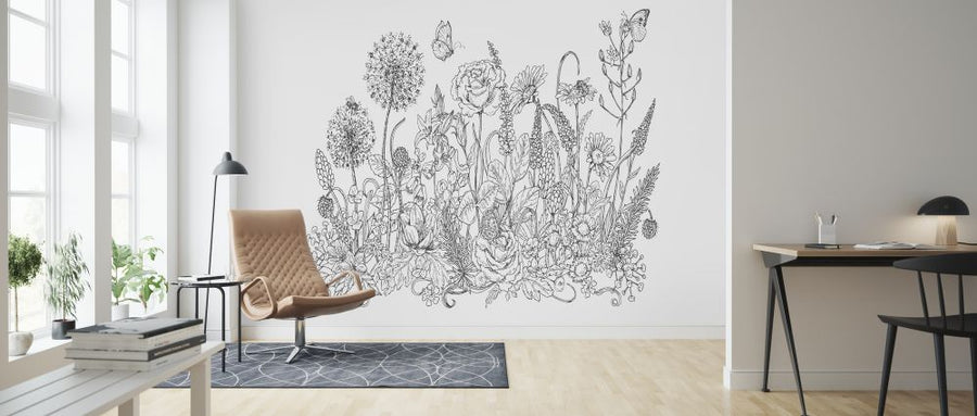 PHOTOWALL / Wildflowers and Insects Sketch (e325122)