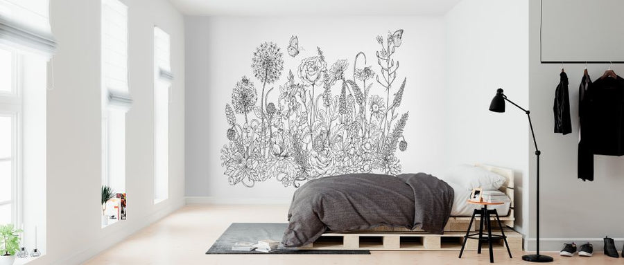 PHOTOWALL / Wildflowers and Insects Sketch (e325122)