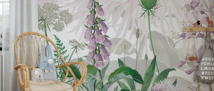 PHOTOWALL / Foxglove Flowers - Purple (e328115)