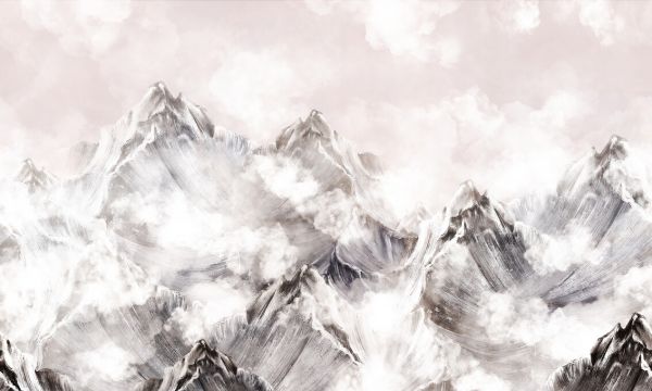 PHOTOWALL / Greater Heights - Pink (e327995)